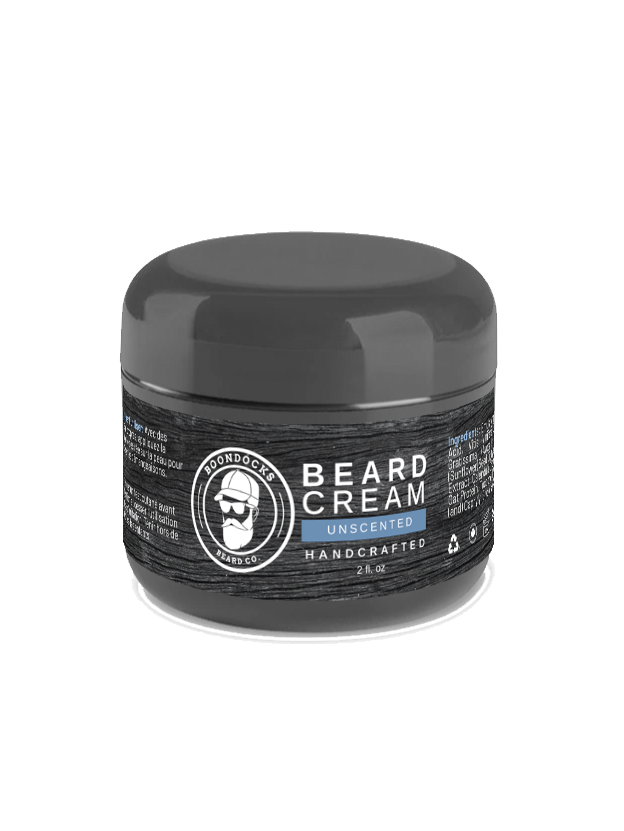 Boondocks beard and face cream jar